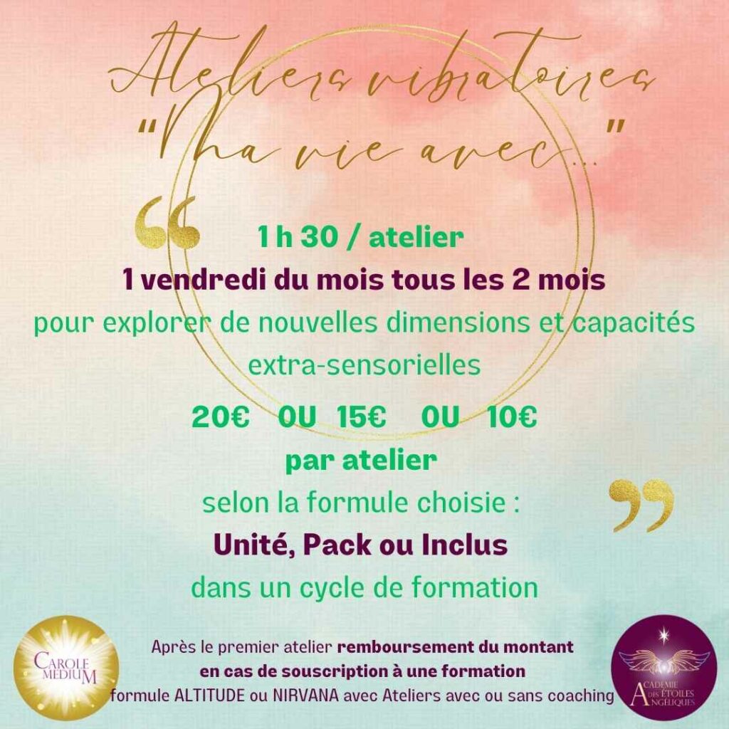 ateliers anges et médiumnité